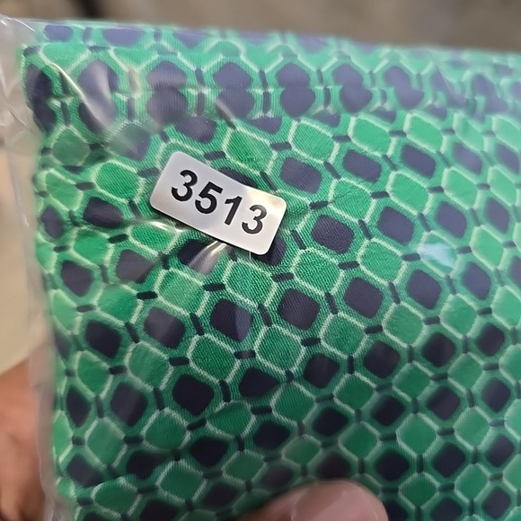 Zara Pants Womens Large Green Blue Flowy Geometric Print Trouser Casual Classic - Picture 8 of 8